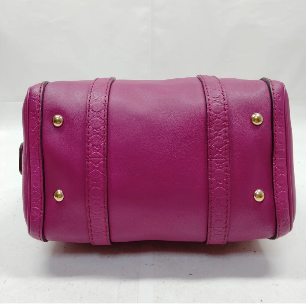 Gucci Purple Leather Two-Way Designer Handbag - Picture 4 of 9